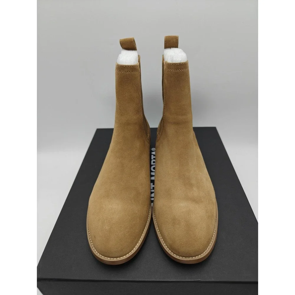 Saint Morta Nomad Chelsea Boots Mens Size 8 Brown Suede Ankle Pull‎ On Camel